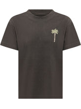 PALM ANGELS KIDS - T-shirt with Palm Graphic - Black - LIDIASHOPPING® - Official Website