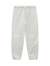 PALM ANGELS KIDS - Jogger Pants with Leg Print - Grey - LIDIASHOPPING® - Official Website
