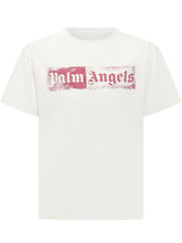 PALM ANGELS KIDS - T-shirt with Front Graphic Print - White - LIDIASHOPPING® - Official Website