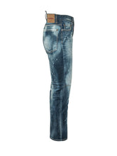 DSQUARED2 - Jeans Bro con Effetto Used - Blu - LIDIASHOPPING® - Official Website