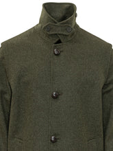 SCHNEIDERS - Cappotto Lungo Alexander con Chiusura a Bottoni - Verde - LIDIASHOPPING® - Official Website
