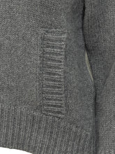 VICTORIA BECKHAM - Jumper with Asymmetric Collar - Grey - LIDIASHOPPING® - Official Website