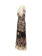 FARM RIO - Long Winter Floral Dress - Multicolor - LIDIASHOPPING® - Official Website