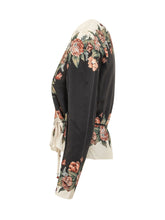 FARM RIO - Winter Floral Wrap Blouse - Multicolor - LIDIASHOPPING® - Official Website