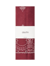 DESTIN - Triangle Bandana con Motivo Paisley - Rosso - LIDIASHOPPING® - Official Website