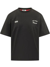 GCDS - T-shirt con Lettering sul Petto - Nero - LIDIASHOPPING® - Official Website