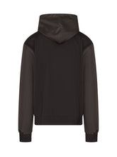 GCDS - Hooded sweatshirt featuring a drawstring hood and front zip fastening. Detailed with a wide chest band, oversized lettering, front kangaroo pockets, long sleeves and ribbed trims. - Black - LIDIASHOPPING® - Official Website
