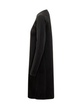 ALPHA STUDIO - Abito in Maglia Svasato - Nero - LIDIASHOPPING® - Official Website