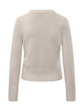 ALPHA STUDIO - Crewneck Sweater with Ribbed Trims - Pink - LIDIASHOPPING® - Official Website