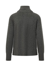 ALPHA STUDIO - Maglia con Collo Alto e Zip - Grigio - LIDIASHOPPING® - Official Website
