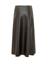 ALPHA STUDIO - Gonna Midi Svasata - Marrone - LIDIASHOPPING® - Official Website