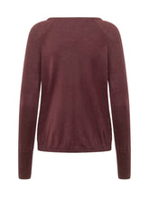 ALPHA STUDIO ESSENTIAL - Maglia a Scollo a V con Maniche Raglan - Viola - LIDIASHOPPING® - Official Website