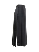 SEMICOUTURE - Gonna Midi Tempest a Pieghe - Blu - LIDIASHOPPING® - Official Website