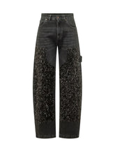 DARKPARK - Jeans Audery con Frange Decorative - Nero - LIDIASHOPPING® - Official Website