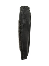 DARKPARK - Jeans Audery con Frange Decorative - Nero - LIDIASHOPPING® - Official Website