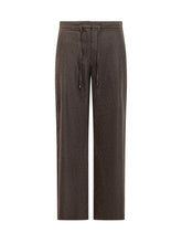 MAX MARA S - Pantaloni Lunghi con Coulisse - Marrone - LIDIASHOPPING® - Official Website