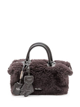 MAX MARA - Borsa a Mano con Charm Orsetto - Marrone - LIDIASHOPPING® - Official Website