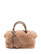 MAX MARA - Borsa a Mano con Charm Orsetto - Marrone - LIDIASHOPPING® - Official Website