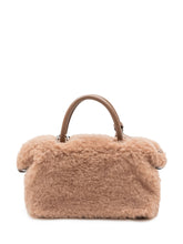 MAX MARA - Borsa a Mano con Charm Orsetto - Marrone - LIDIASHOPPING® - Official Website