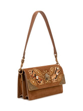 KURT GEIGER - Sloane Soft Shoulder Flap Bag - Brown - LIDIASHOPPING® - Official Website