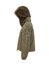 NOVELLE - Giubbino Camicia con Cappuccio Decorato - Verde - LIDIASHOPPING® - Official Website