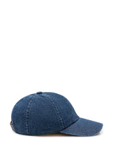 JACOB COHEN - Cappello Baseball con Ricamo Laterale - Blu - LIDIASHOPPING® - Official Website