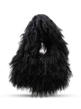 MARTHA LOUIS - Mongolian Bag with Curly Pile - Black - LIDIASHOPPING® - Official Website