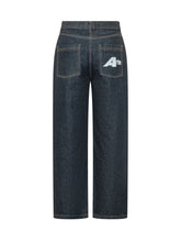 ARTE ANTWERP - Receipt Back Straight Leg Jeans - Blue - LIDIASHOPPING® - Official Website