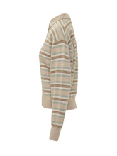 GUEST IN RESIDENCE - Polo a Righe in Cashmere - Beige - LIDIASHOPPING® - Official Website