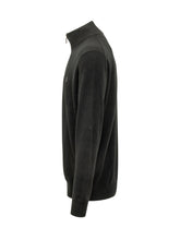 POLO RALPH LAUREN - Maglia con Mezza Zip e Ricamo sul Petto - Nero - LIDIASHOPPING® - Official Website