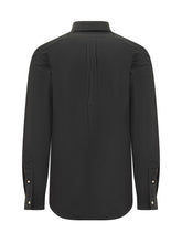 POLO RALPH LAUREN - Camicia con Logo sul Petto - Nero - LIDIASHOPPING® - Official Website