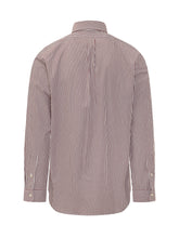 POLO RALPH LAUREN - Fine Striped Shirt with Logo Embroidery - Red - LIDIASHOPPING® - Official Website