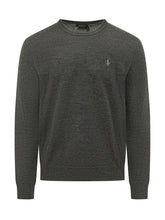 POLO RALPH LAUREN - Maglia Girocollo con Ricamo Logo sul Petto - Nero - LIDIASHOPPING® - Official Website