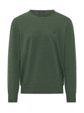 POLO RALPH LAUREN - Maglia Girocollo con Ricamo Logo sul Petto - Verde - LIDIASHOPPING® - Official Website