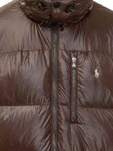 POLO RALPH LAUREN - Padded Jacket with Hood - Brown - LIDIASHOPPING® - Official Website