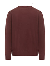 POLO RALPH LAUREN - Pullover Girocollo con Ricamo Logo sul Petto - Rosso - LIDIASHOPPING® - Official Website