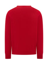POLO RALPH LAUREN - Crew Neck Sweater with Embroidered Logo - Red - LIDIASHOPPING® - Official Website