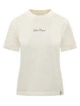 PALM ANGELS - T-shirt Girocollo con Scritta sul Petto - Giallo - LIDIASHOPPING® - Official Website