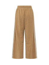 PALM ANGELS - Palm Tree Wide Leg Pants - Beige - LIDIASHOPPING® - Official Website