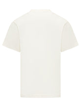 PALM ANGELS - Brushed Palm T-shirt with Front Print - White - LIDIASHOPPING® - Official Website