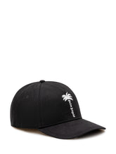 PALM ANGELS - Palm Tree Cap con Ricamo Frontale - Nero - LIDIASHOPPING® - Official Website