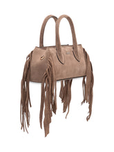 AMIRI - Borsa Fringe 40 con Frange Laterali - Marrone - LIDIASHOPPING® - Official Website