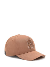 AMIRI - Baseball Cap with Crystal Embellishments - Brown - LIDIASHOPPING® - Official Website