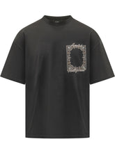 AMIRI - T-shirt con Grafica Ornamentale sul Petto - Nero - LIDIASHOPPING® - Official Website