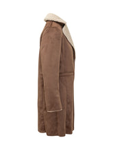 LAUREN RALPH LAUREN - Coat with Shearling Effect Lapels - Brown - LIDIASHOPPING® - Official Website