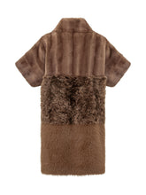 BULLY - Gilet Lungo con Collo Alto - Marrone - LIDIASHOPPING® - Official Website