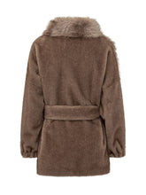 BULLY - Jacket with Belt and Wide Collar - Grey - LIDIASHOPPING® - Official Website