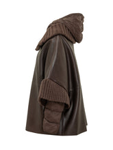 BULLY - Hooded Jacket with Ribbed Inserts - Brown - LIDIASHOPPING® - Official Website
