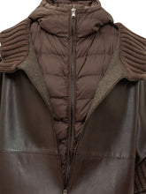 BULLY - Hooded Jacket with Ribbed Inserts - Brown - LIDIASHOPPING® - Official Website