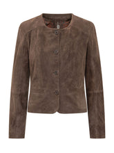 BULLY - Giacca Girocollo con Bottoni - Marrone - LIDIASHOPPING® - Official Website